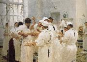 Lofton Palfrey doctors in the operating room Ilia Efimovich Repin